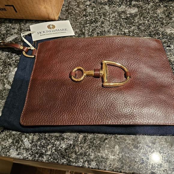 NWT Mackenzie And George Windsor Clutch Conker And Brass For Hound And Hare - Picture 2 of 7
